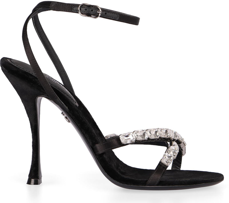 Dolce & Gabbana Satin Sandals