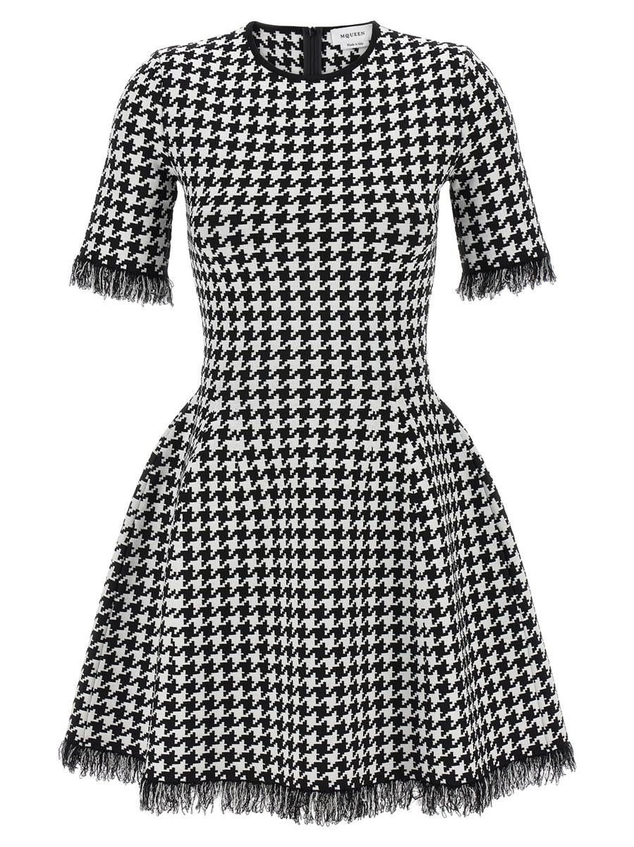 Alexander McQueen Houndstooth Dress