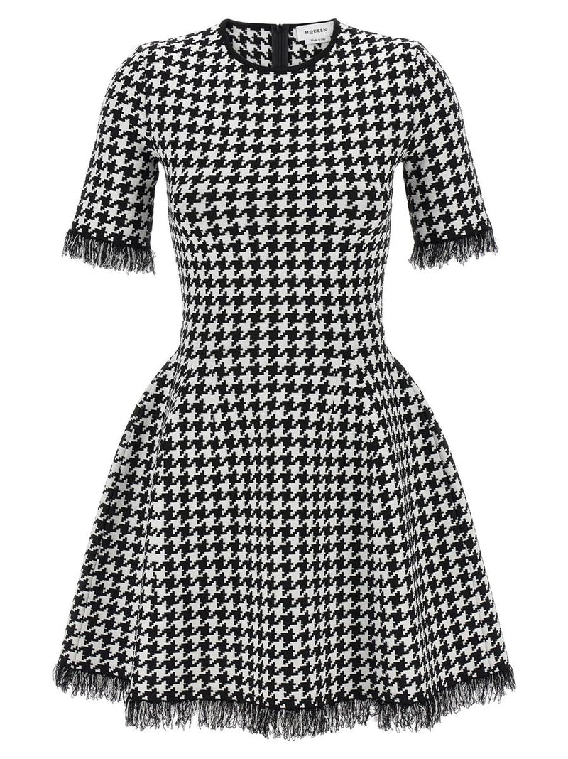 Alexander McQueen Houndstooth Dress