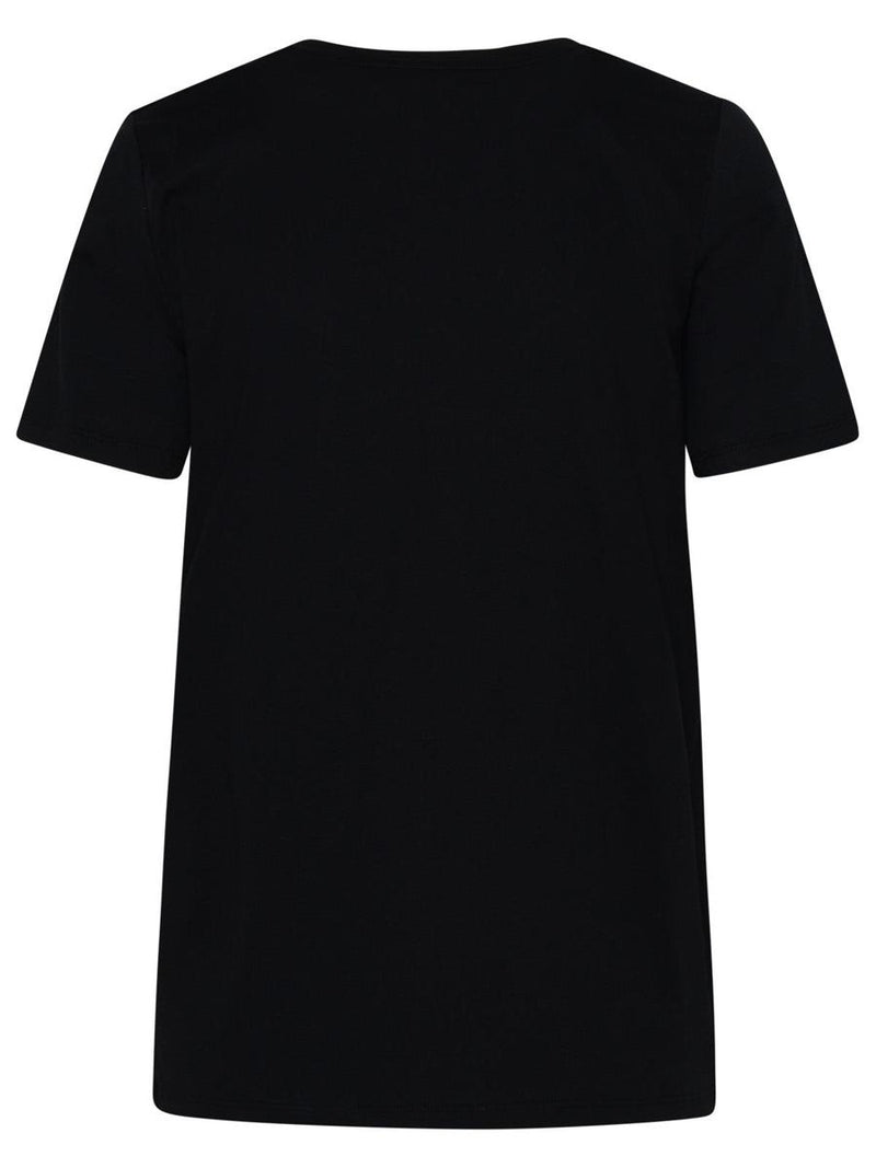 Balmain Black Cotton T-Shirt