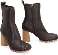 Bottega Veneta Shore Leather Ankle Boots