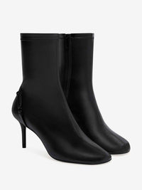 Courrèges Oblique Leather Effect Boots