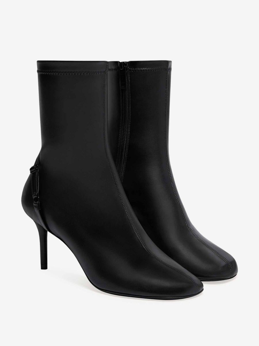 Courrèges Oblique Leather Effect Boots