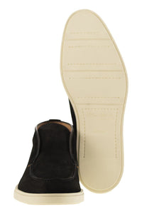 Santoni Suede Desert Boot