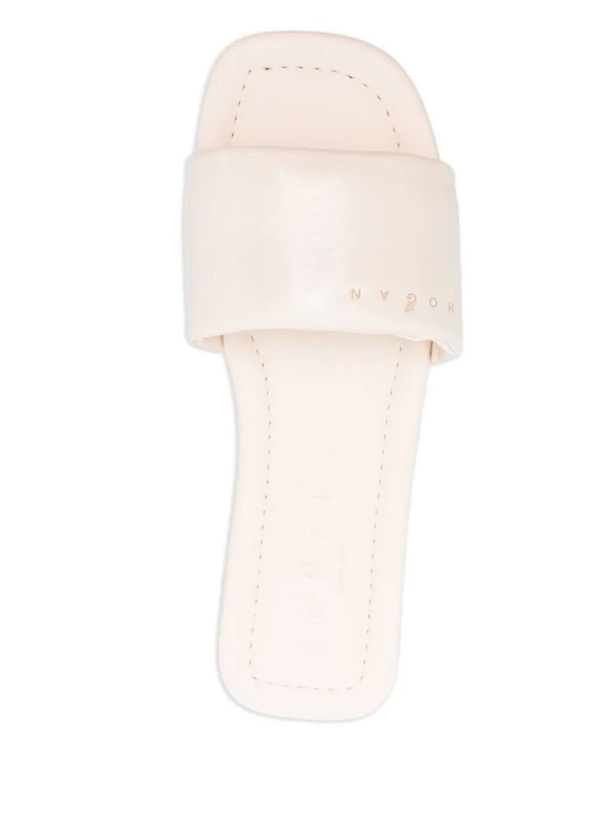 Hogan Leather Slide Shoes