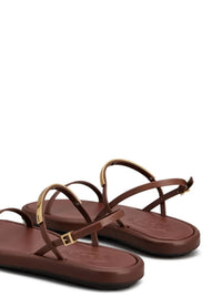 Tod'S Leather Sandalwood Shoes