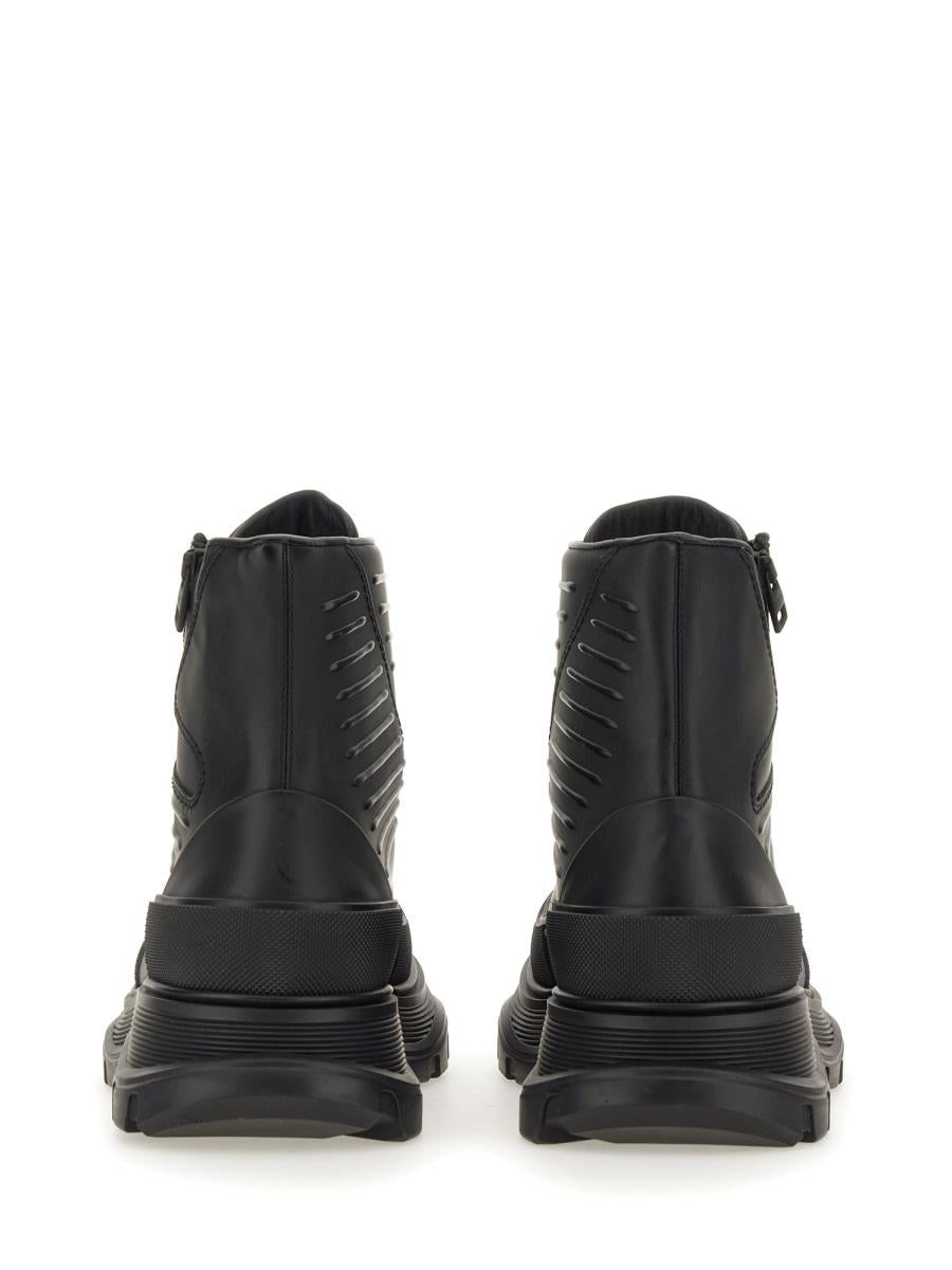 Alexander McQueen Tread Slick Motorcycle Boot