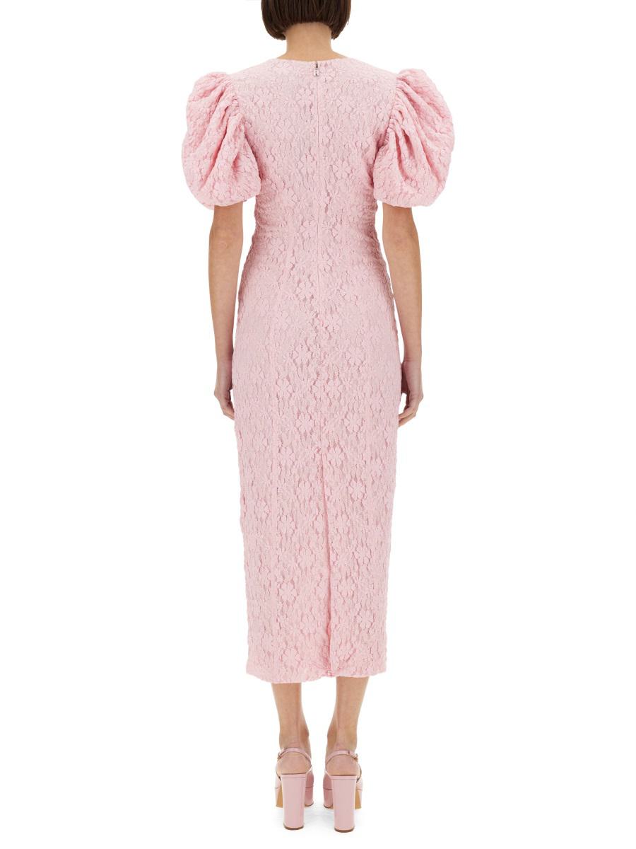Rotate Birger Christensen Lace Midi Dress