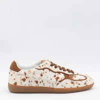 Alohas White And Brown Leather Tb 490 Rife Sneakers