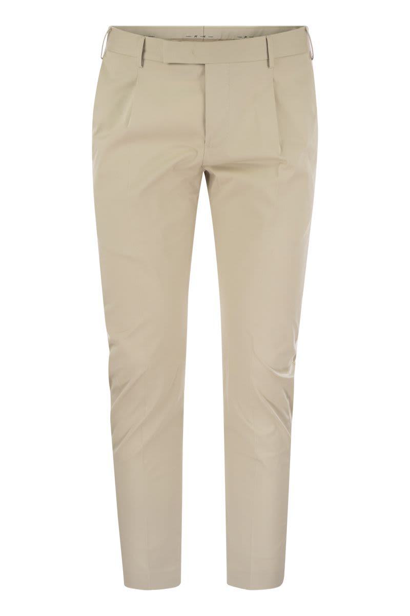 Pt Torino Dieci - Stretch Cotton Trousers