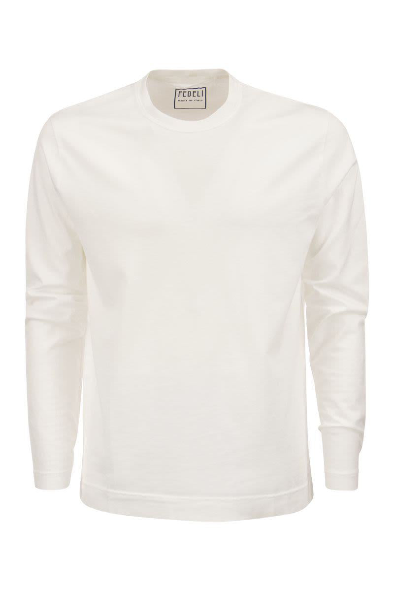 Fedeli Long-Sleeved Organic Cotton T-Shirt