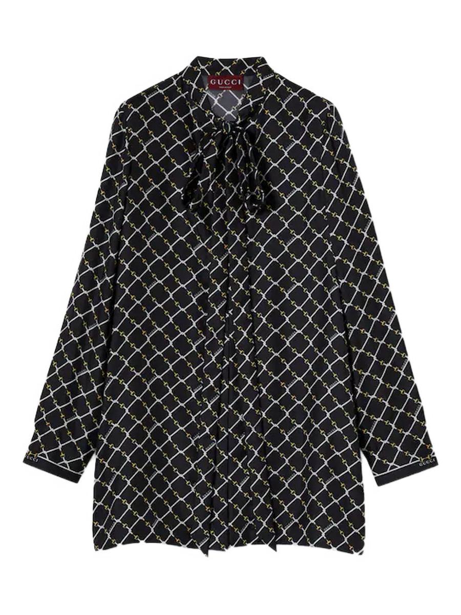 Gucci Printed Silk Shirt