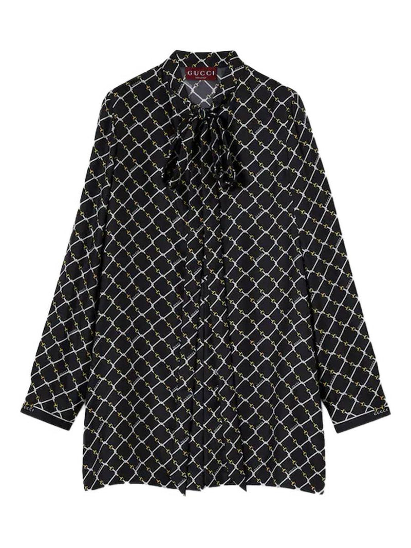 Gucci Printed Silk Shirt