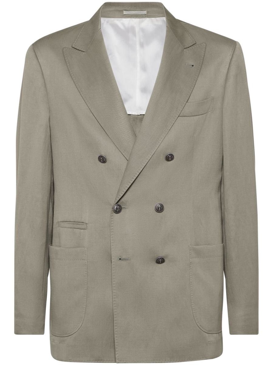 Brunello Cucinelli Silk And Linen Jacket
