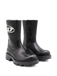 Diesel Leather Biker Boots