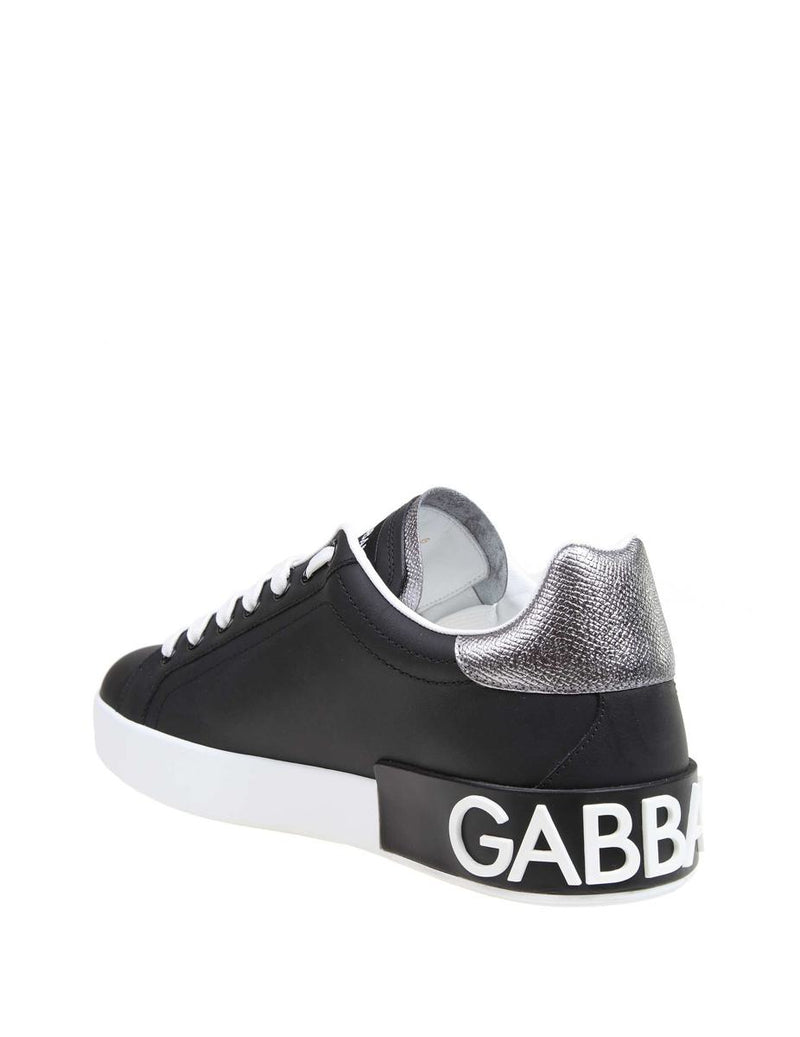 Dolce & Gabbana Portofino Sneakers In Nappa Calfskin