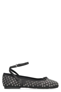 Michael Kors Collette Flex Leather Ballet Flats