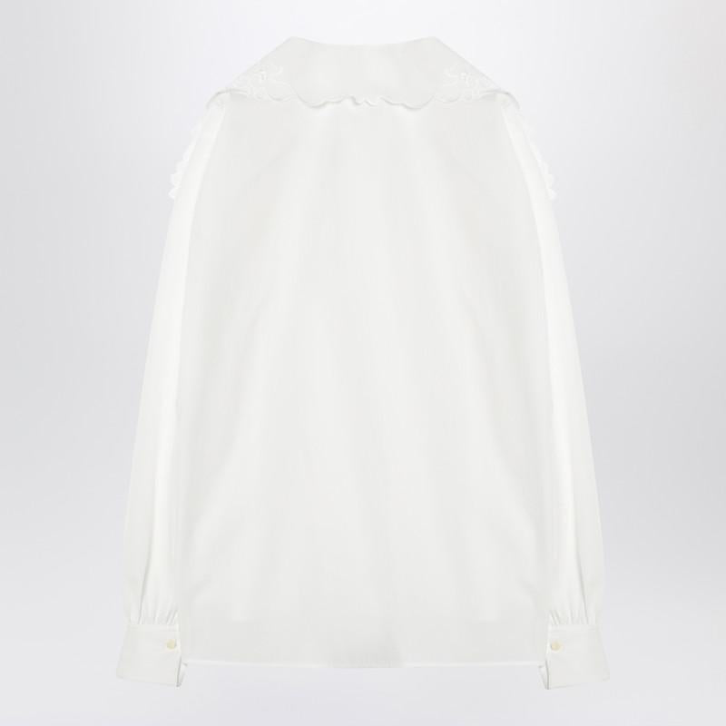 Chloé Shirt With Embroidered Bow Tie