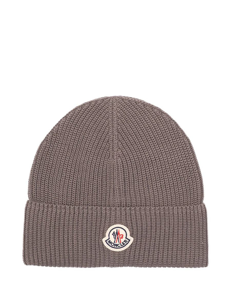 Moncler Logo Wool Beanie