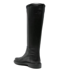 Tod'S T-Buckle Leather Knee-High Boots Shoes