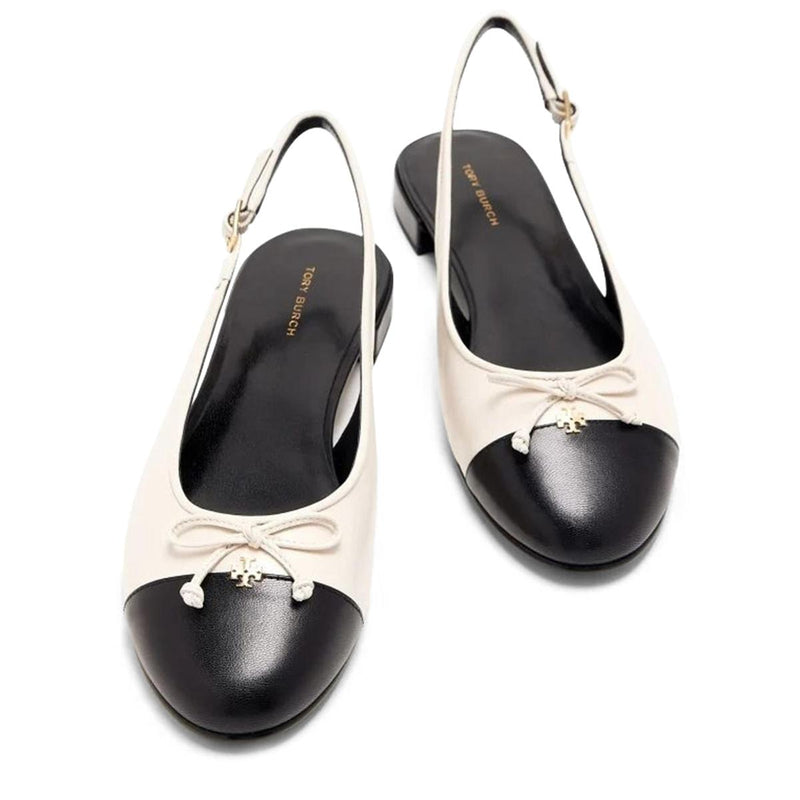 Tory Burch Cap-Toe Slingback Ballet