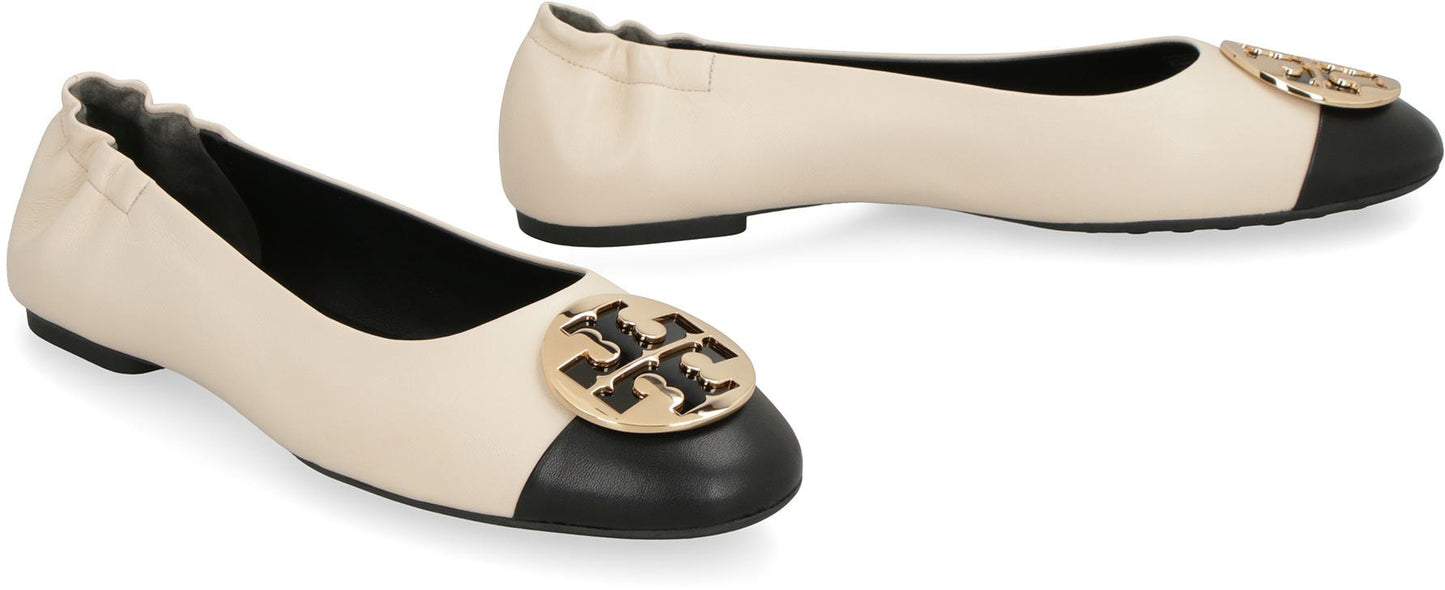 Tory Burch Claire Leather Ballet Flats