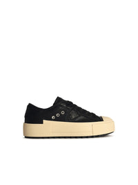 Philippe Model 'Paris' Black Leather Sneakers