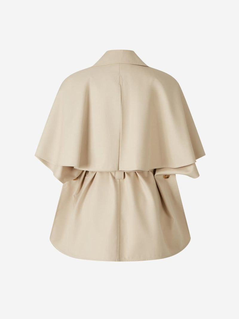 Max Mara Short Cape Trench Coat