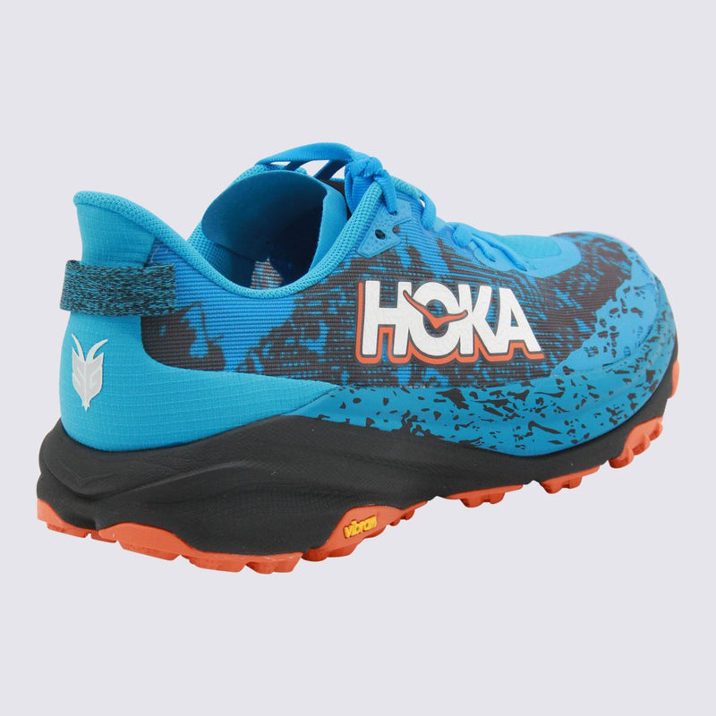 Hoka Skyward Blue And Black Speedgoat 6 Sneakers