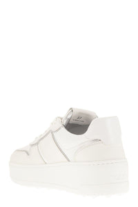 Tod'S Leather Platform Sneakers