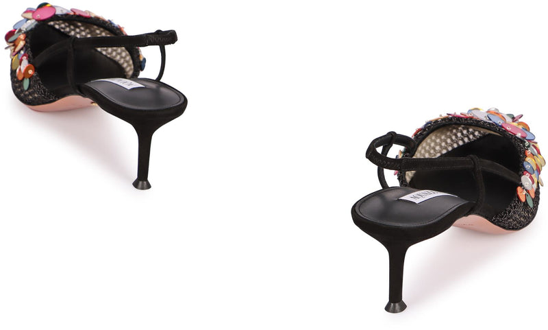 Aquazzura Can Can Pointy-Toe Slingback