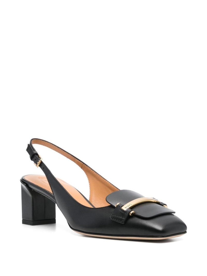 Tod'S Leather Slingback Pumps