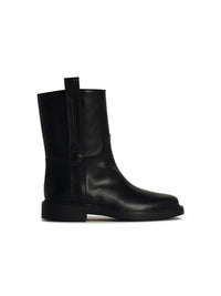 Tod'S Black Leather Ankle Boots
