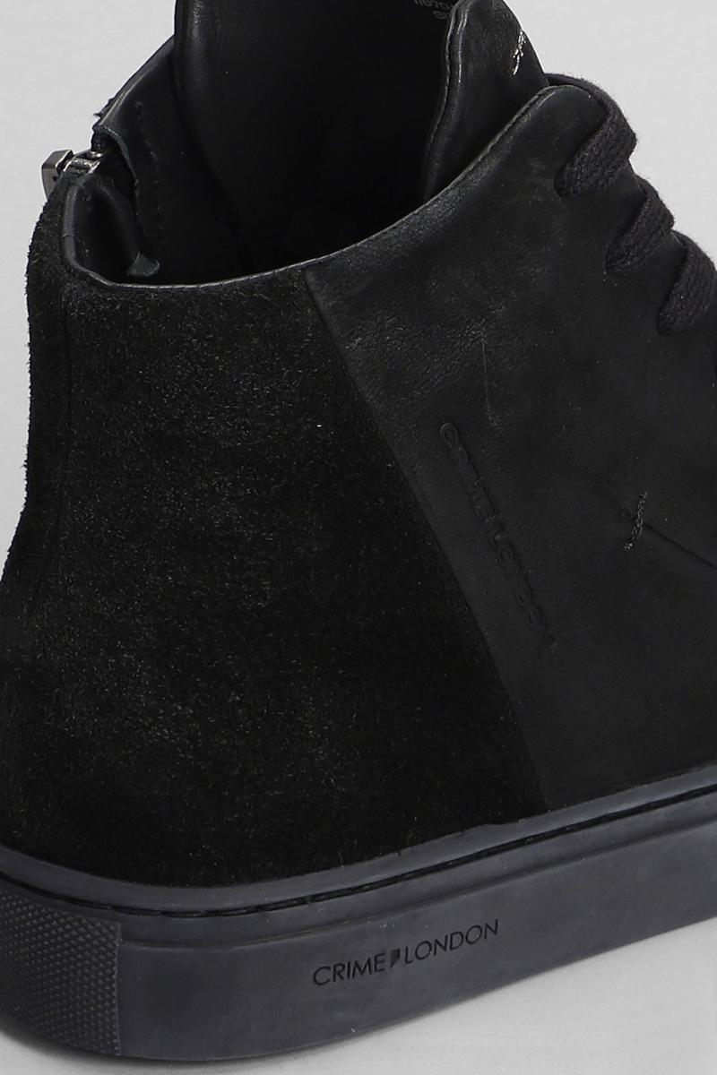 Crime London High Top Minimal Sneakers