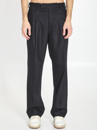 Wool And Cashmere Trousers