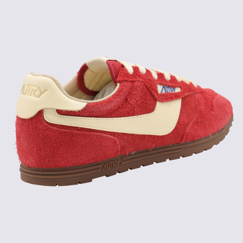 Autry Red Windspin Sneakers
