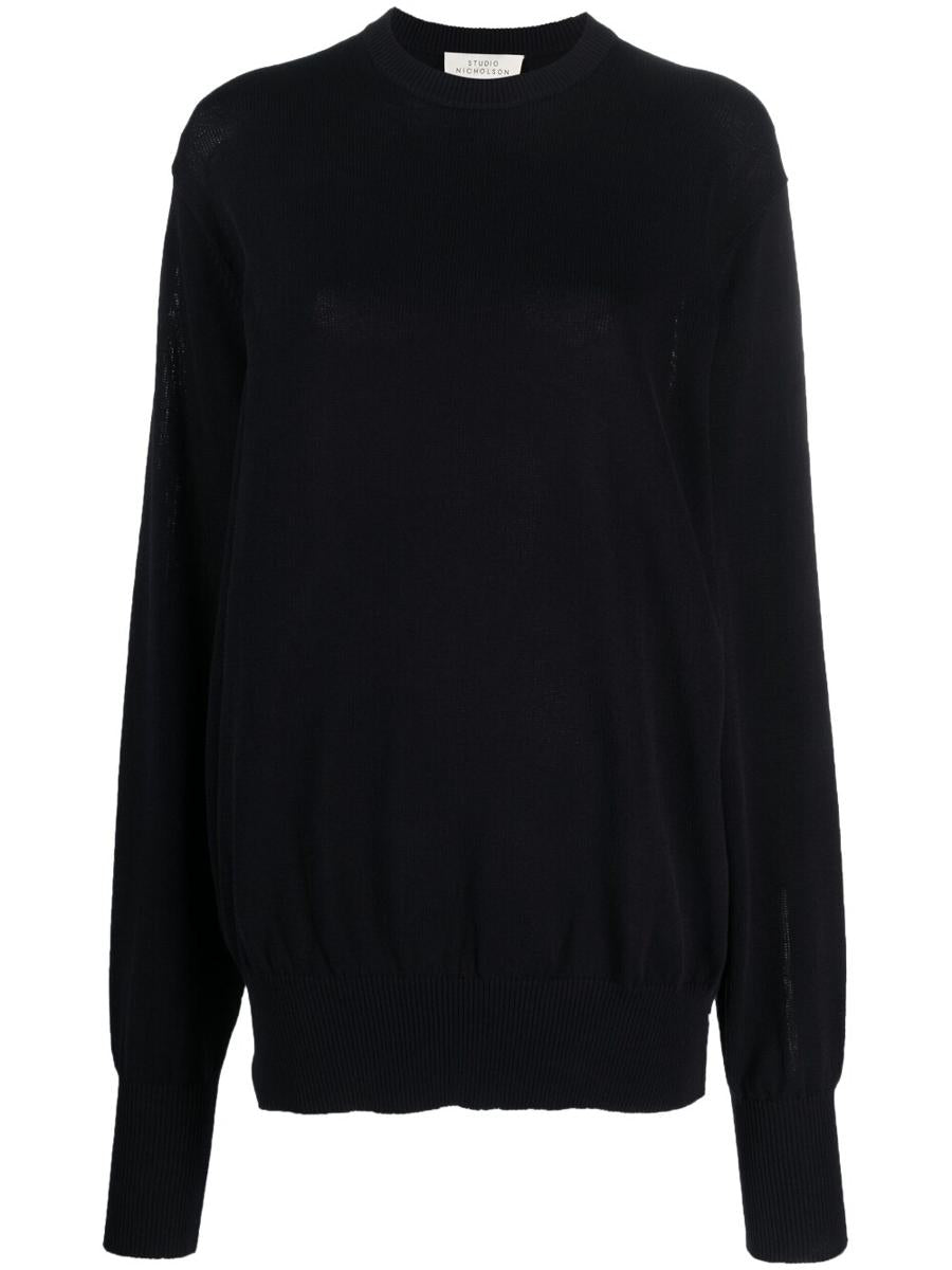 Studio Nicholson Oversized Crew Neck Clothing