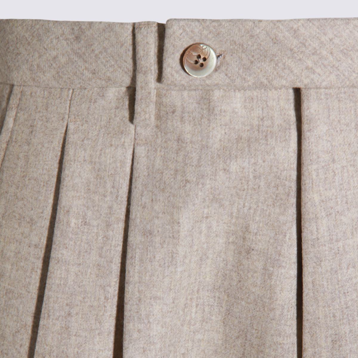 Gta Beige Wool Pants