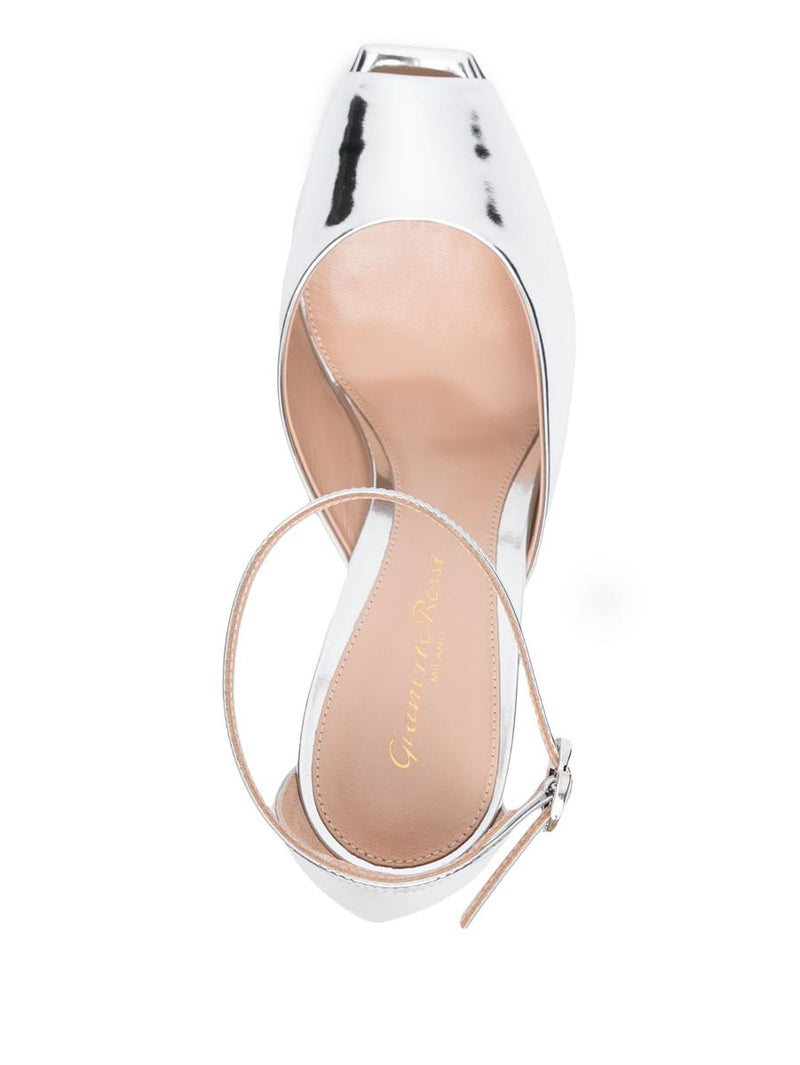 Gianvito Rossi Thel Sandal Metal Shoes