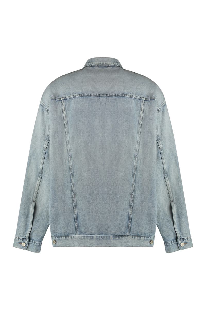 Balenciaga Size Sticker Denim Jacket