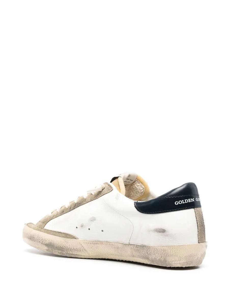 Golden Goose "Super Star" Leather Upper Foam Tongue Skate Star Shiny Leather Heel Sneakers Shoes