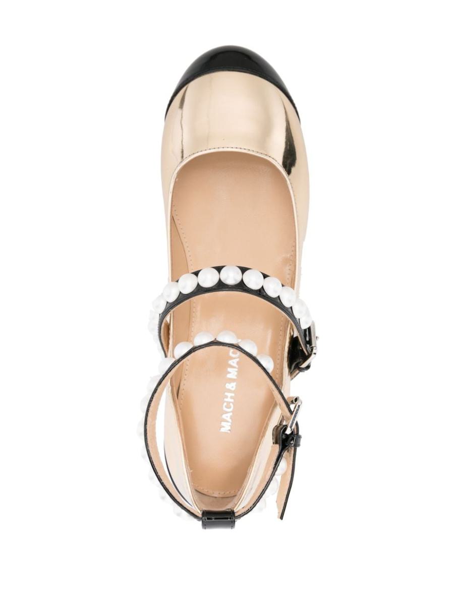 Mach & Mach Leather Bicolor Ballets