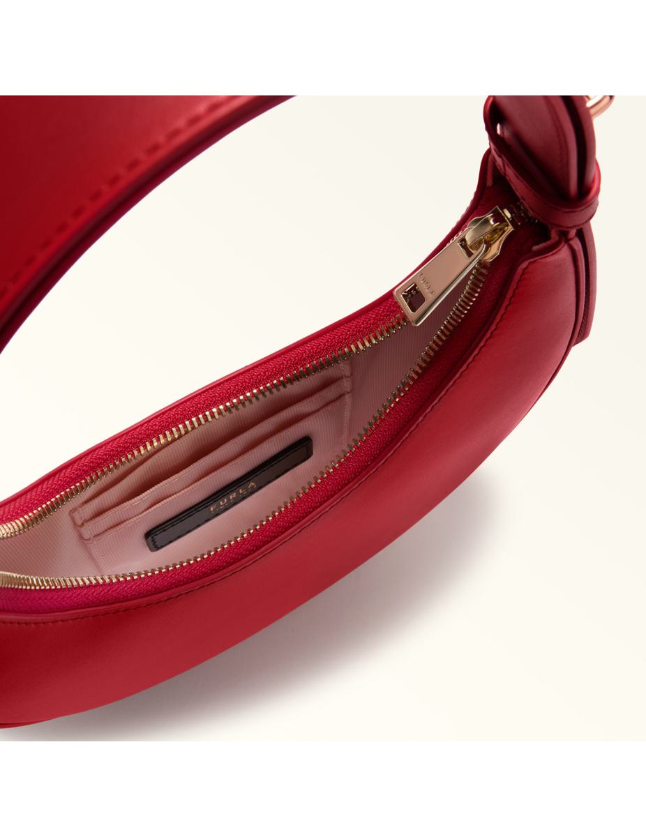 Furla Mini Leather Hobo Bag