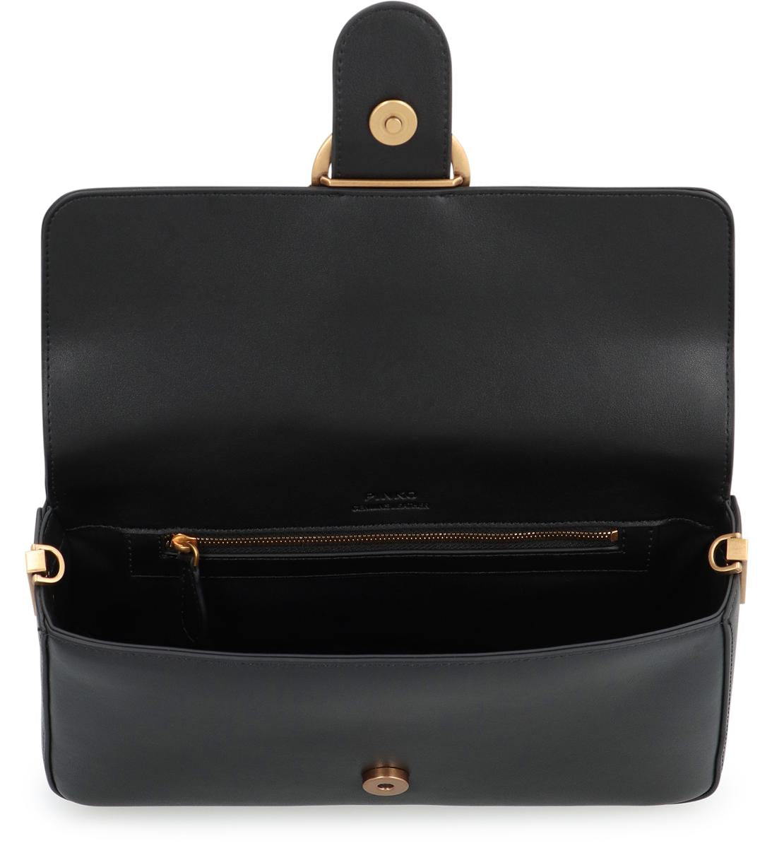 Pinko Love Bag Slouchy Leather Crossbody Bag