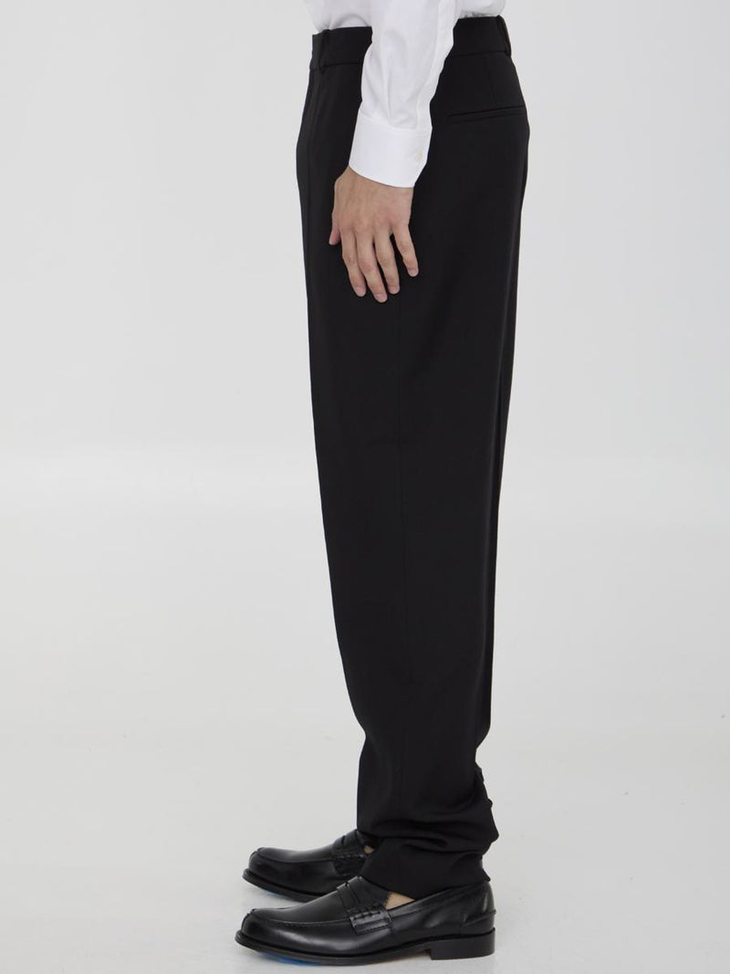 Wool Gabardine Trousers