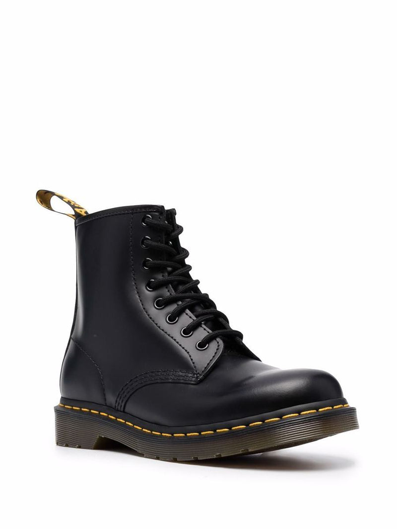 Dr. Martens Black Leather Lace Up Boots