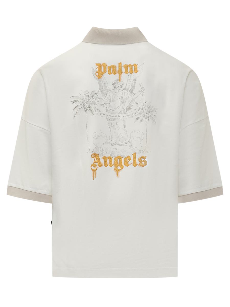 Palm Angels Polo Shirt With Logo
