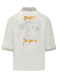 Palm Angels Polo Shirt With Logo
