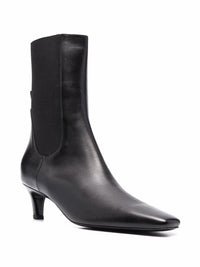 TOTEME Leather Mid Heel Boots