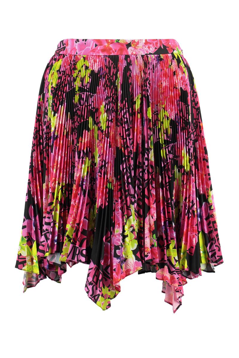 Versace Printed Pleated Skirt